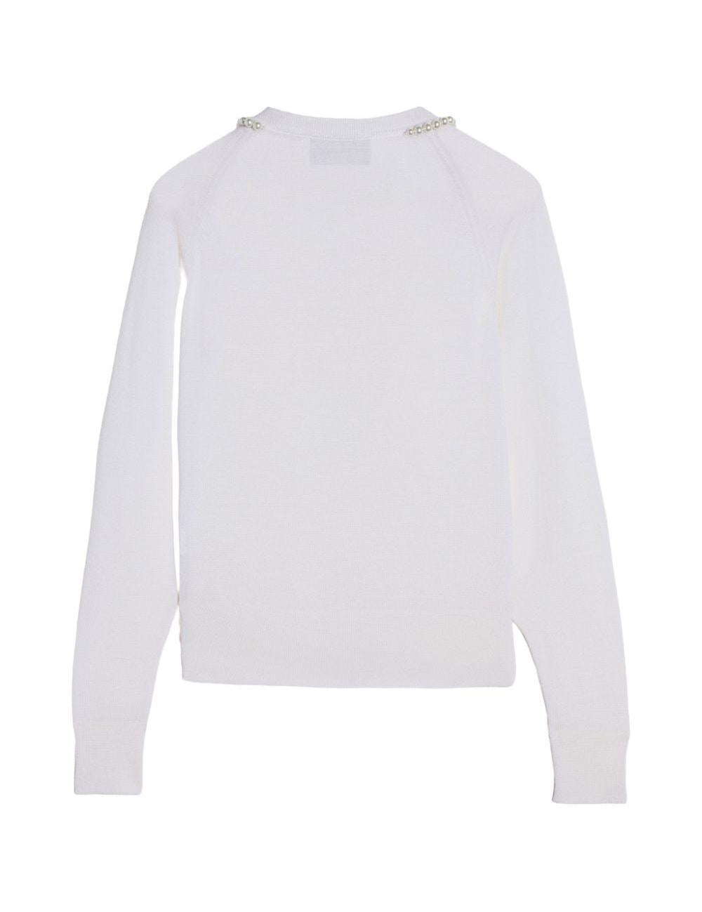 Cardigan con decorazione in bianco Simone Rocha - donna 