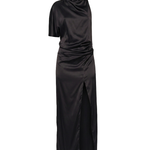 Abito midi in seta in nero Batakovic - donna 