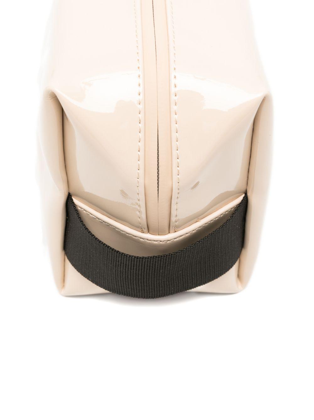 Borsello con zip in beige Rains - unisex 