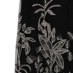 Gonna midi con ricamo a fiori in nero Costarellos - donna 