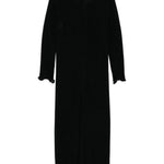 Abito lungo con applicazioni floreali in nero Magda butrym - uomo 