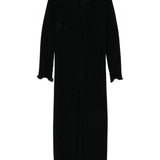 Abito lungo con applicazioni floreali in nero Magda butrym - uomo 