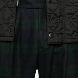 Pantaloni con pieghe frontali in blu e verde Briglia 1949 - uomo 