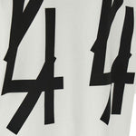 T-shirt con stampa grafica in bianco 44 label group - uomo 