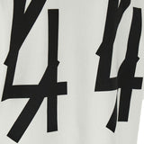 T-shirt con stampa grafica in bianco 44 label group - uomo 