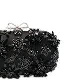 Clutch con decorazione in nero Self-Portrait - donna 
