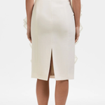 Gonna midi con volant in beige Viktor&rolf - donna 