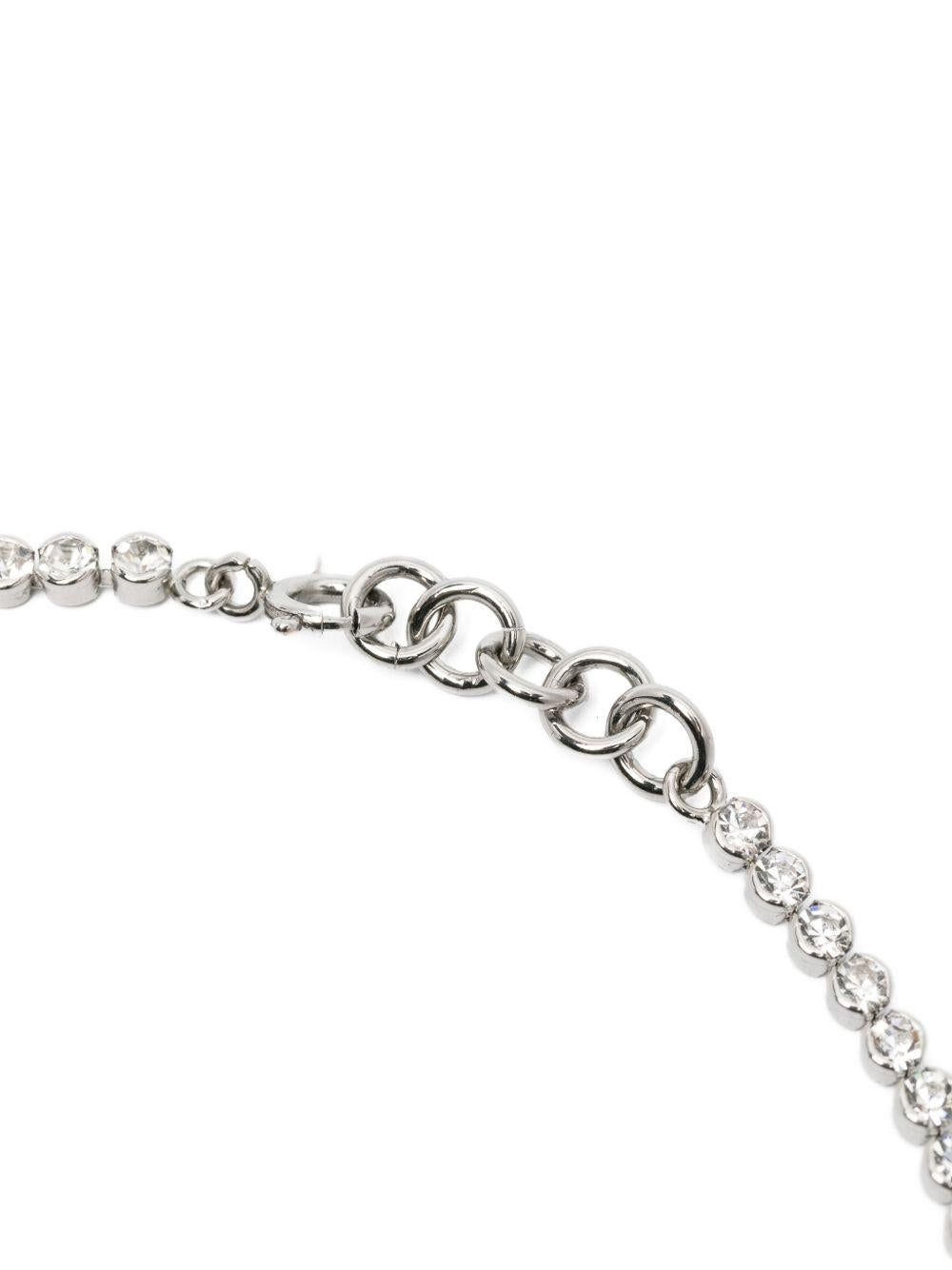 Collana con cristalli in argento Dries van noten - donna 