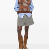 Gilet a quadri Roby multicolore 