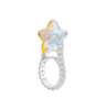 Anello lucky star in giallo e argento Yvmin - donna