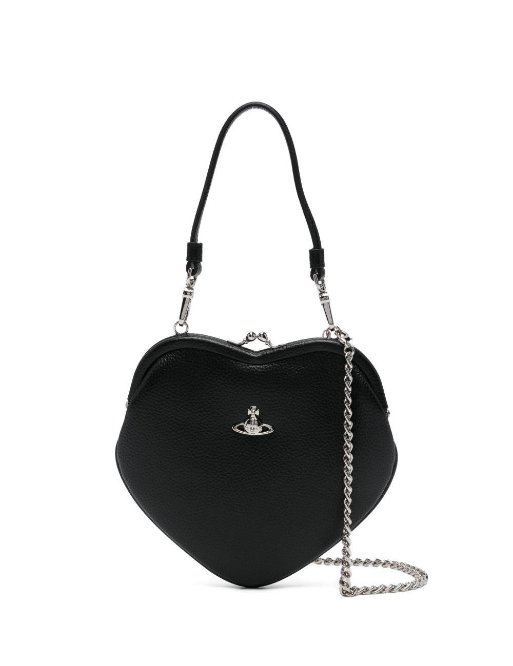 Borsa a cuore Belle in nero 
