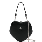 Borsa a cuore Belle in nero 