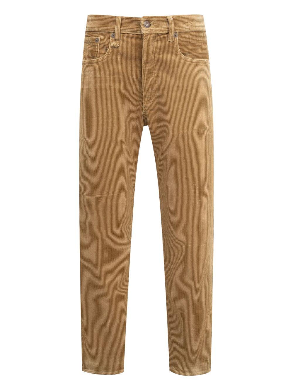 Jeans a coste in marrone R13 - donna 