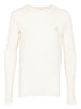 T-shirt a maniche lunghe a coste in beige Ranra - uomo