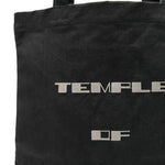 Borsa tote con grafica in nero RICK OWENS DRKSHDW - unisex 
