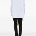 Camicia a righe in celeste Mm6 maison margiela - uomo 