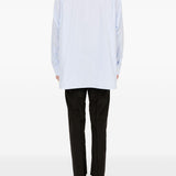 Camicia a righe in celeste Mm6 maison margiela - uomo 