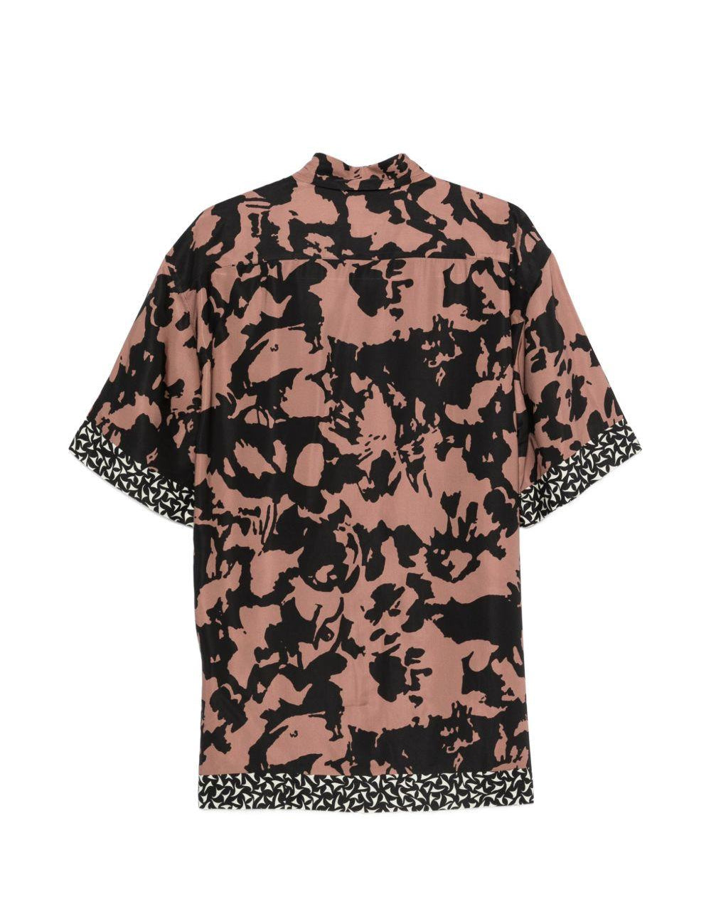 Camicia a maniche corte cassidye multicolore Dries van noten - uomo 