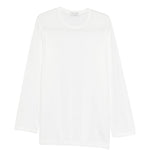 T-shirt a maniche lunghe in bainco Yohji yamamoto - uomo 