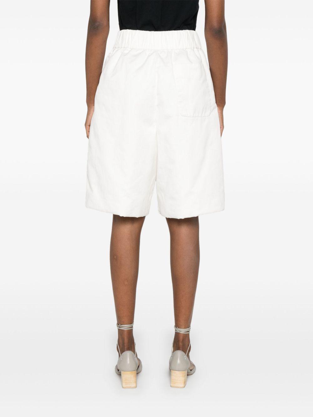 Shorts plato in bianco dries van noten - donna 