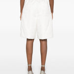 Shorts plato in bianco dries van noten - donna 
