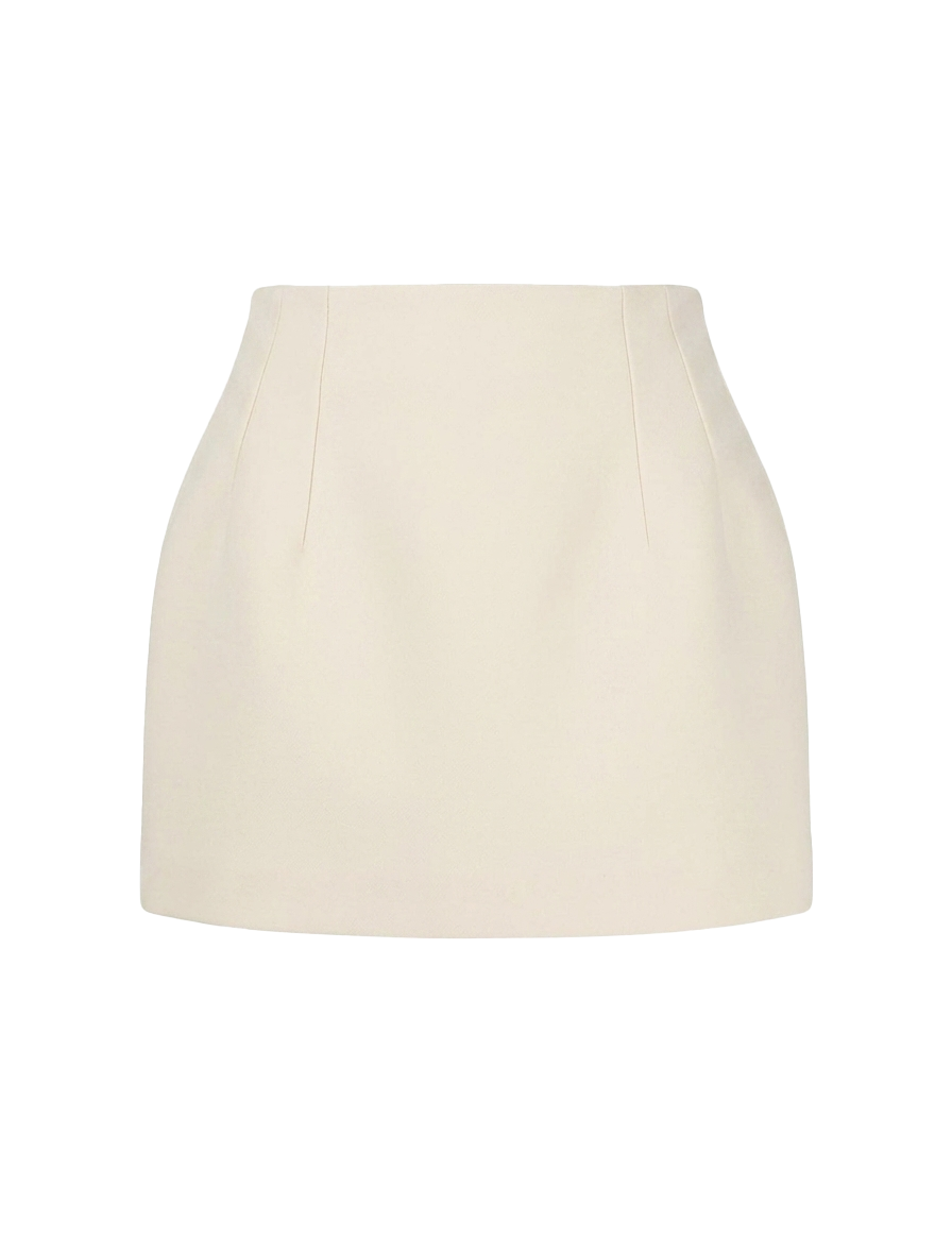 Minigonna new contour in bianco Wardrobe NYC - donna 