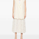 Gilet oversize in avorio Maxmara sportmax - donna 