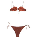 Bikini Lumière in marrone 