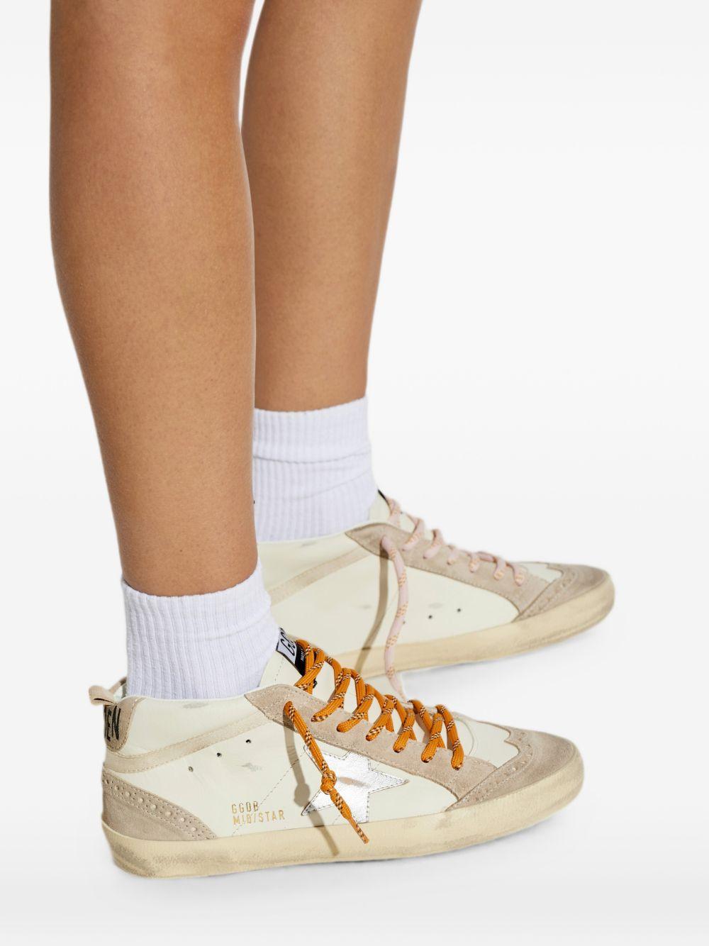 sneakers mid star in suede multicolore golden goose - donna 