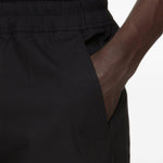 Pantaloni ampi Geth in lana nera 