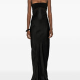 Abito combo slip in nero Rick Owens - donna 