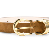 Cintura hollyhock stone in marrone 