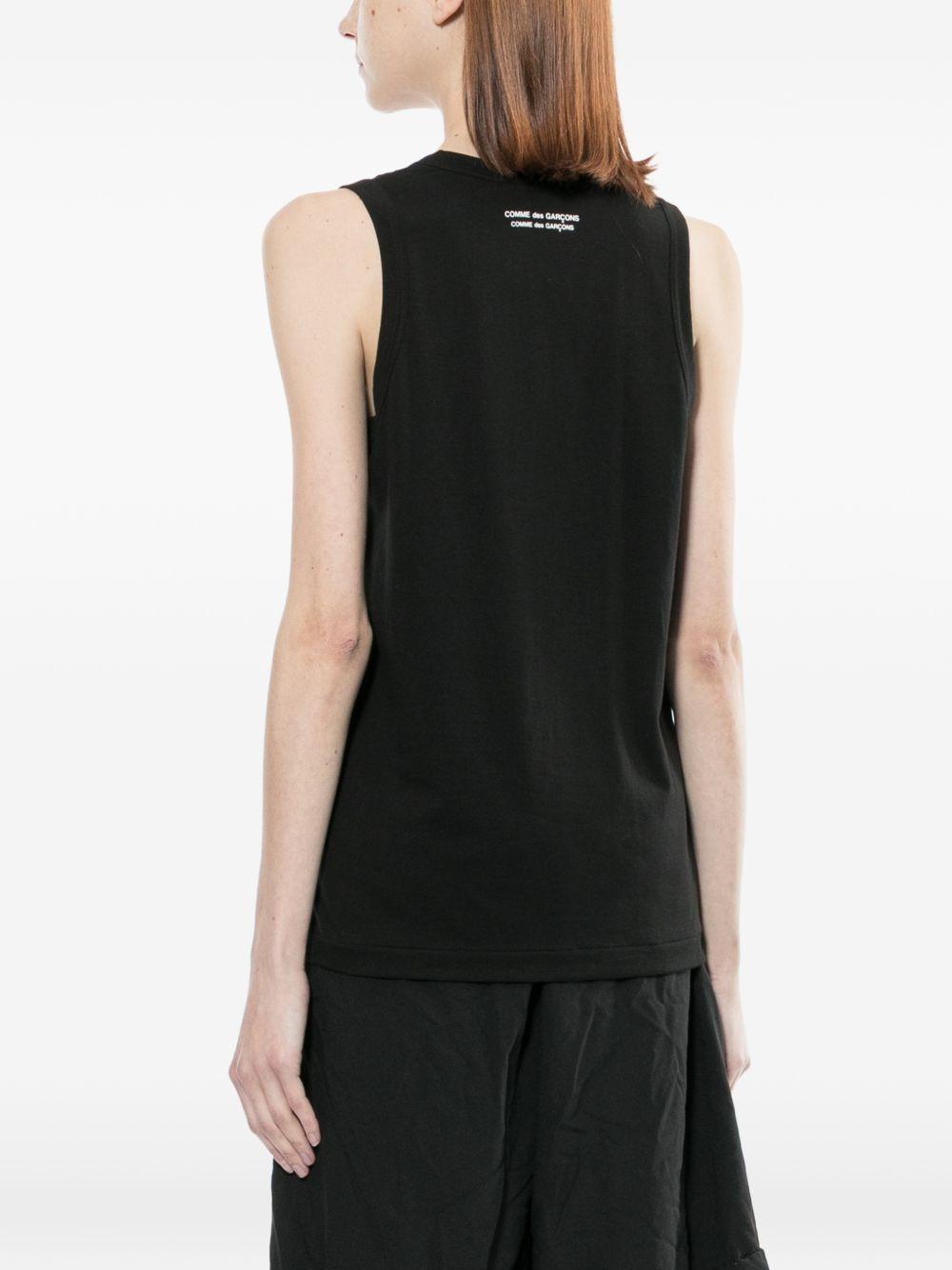 Canotta in nero Comme des garcons comme des garcons  - donna 
