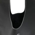 Borsa a spalla pelle nera 