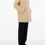 Cappotto in shearling Isak in crema Loulou de saison - donna 