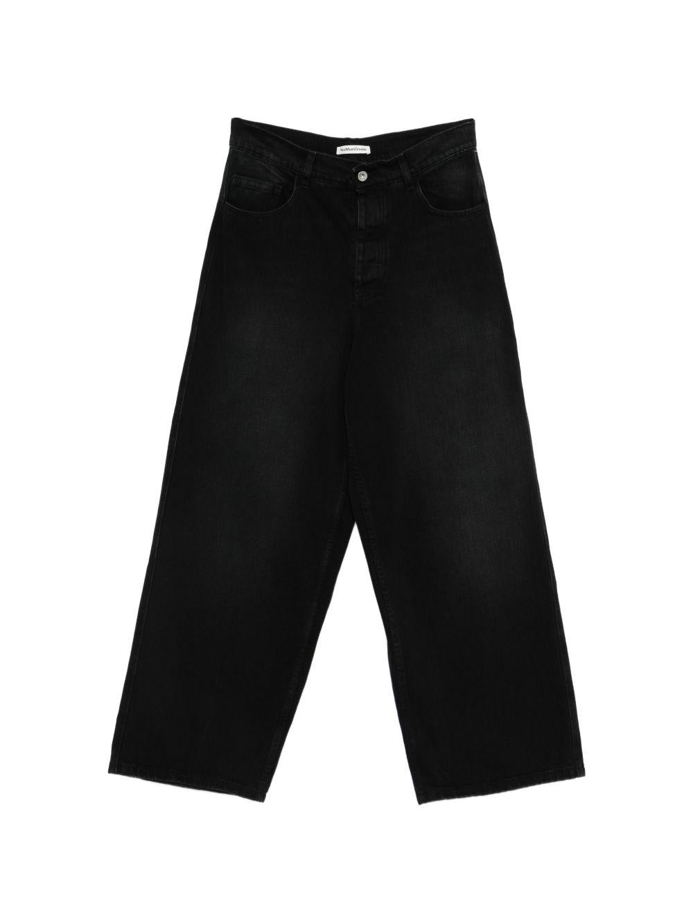Jeans con bottoni in nero Ymc - uomo 