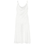 Abito a fiori jacquard in bianco Rotate - donna 
