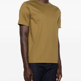 T-shirt a maniche corte in verde Zegna - uomo 