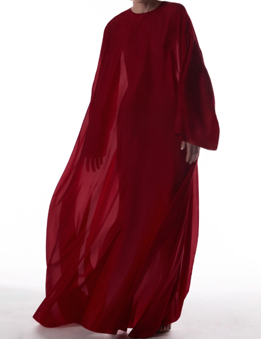 Abito maxi meru in rosso Temily - donna 