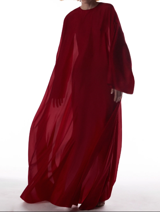 Abito maxi meru in rosso Temily - donna 