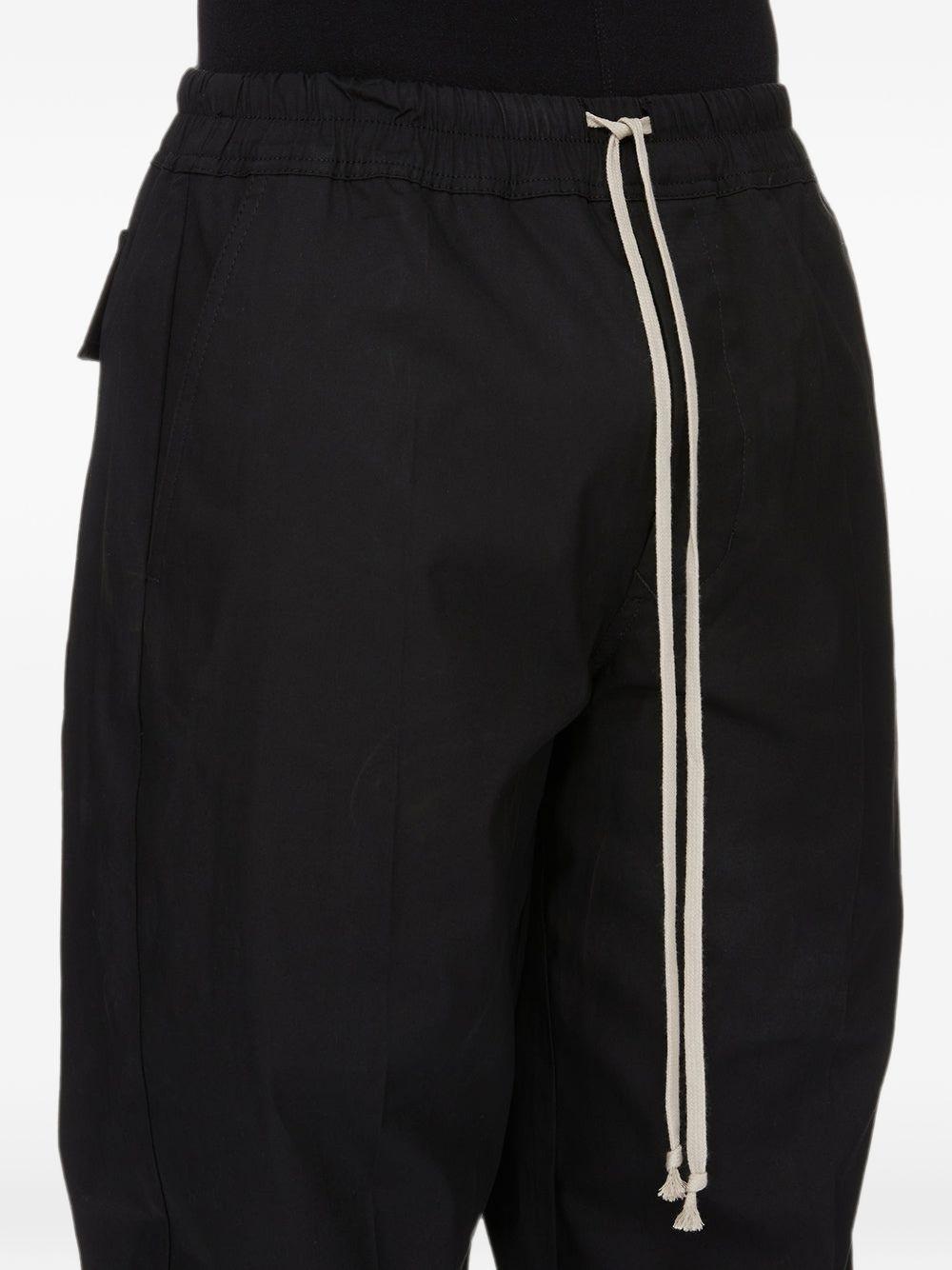 Pantaloni ampi Geth in lana nera 