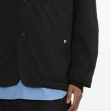 Giacca monopetto con motivo gessato  in nero Comme des garcons homme - uomo 