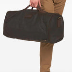 Borsone cerato in verde Barbour - uomo 