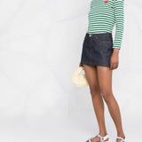 Gonna midi denim in blu A.P.C. - donna 
