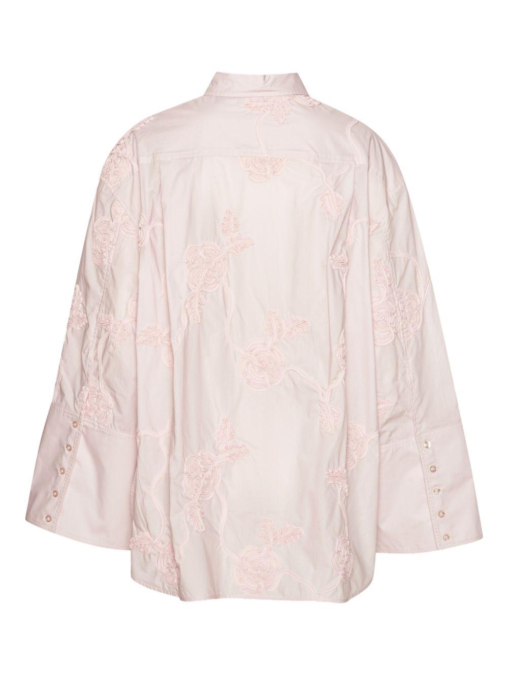 Camicia oversize in rosa Rotate - donna 
