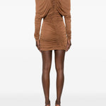 Abito mini a maniche lunghe orion in beige Christopher esber - donna 