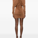 Abito mini a maniche lunghe orion in beige Christopher esber - donna 