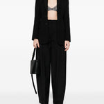 Top con perline in argento Golden goose - donna 