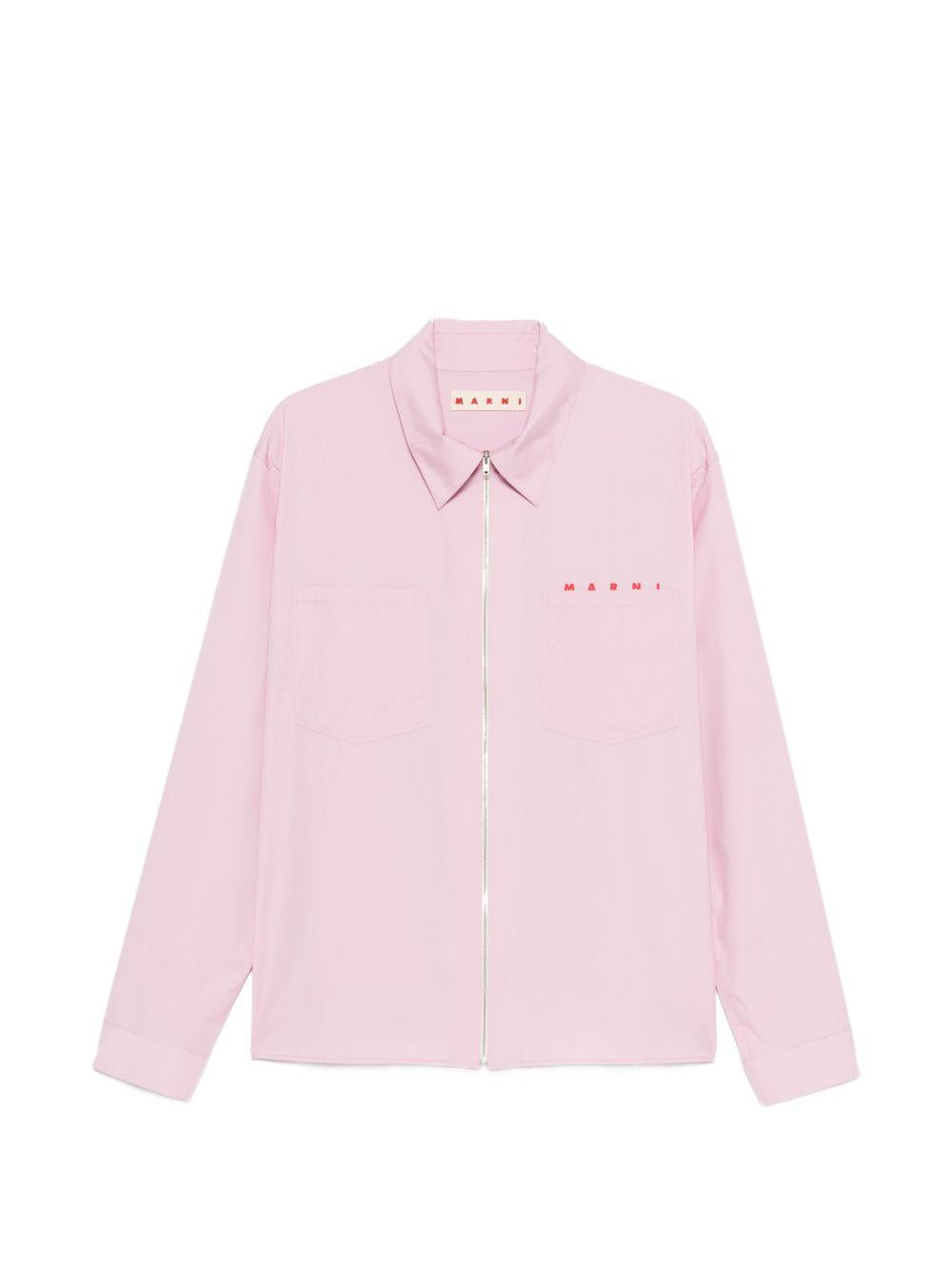 Camicia a maniche lughe in rosa Marni - uomo 