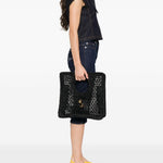 Borsa a mano le petite carre spiaggia in nero Jacquemus - donna 